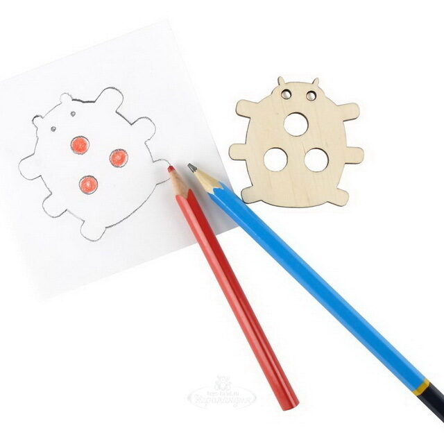 Шнуровка На полянке 14*14 см Woody (Вуди)