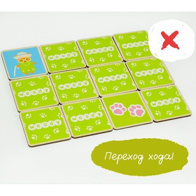 Игра-мемори Котики на каникулах 24 карточки Woody