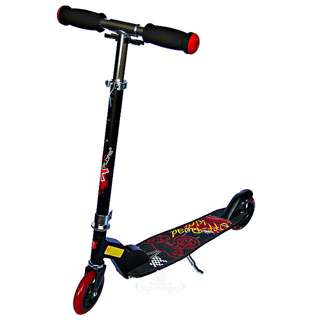 Самокат Explore Robo-125, красный, колеса 125/24 мм Amigo