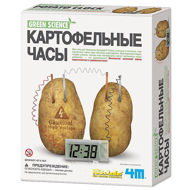 Научный набор Картофельные часы 4M