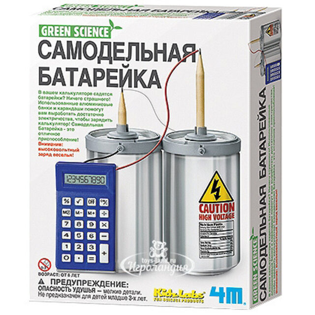 Научный набор Самодельная батарейка 4M