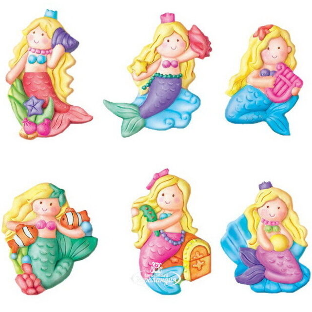 Набор для создания магнитов из гипса Русалочка 4M