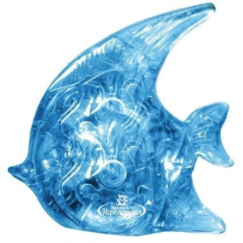 3Д пазл Рыбка голубая 19 элементов Ice Puzzle