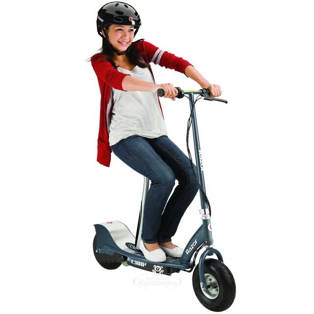 Электросамокат Razor E300S, серый, до 100 кг Razor (Разор)