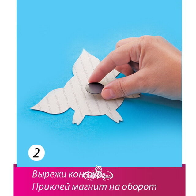 Набор для создания магнита Свинка Шар Папье