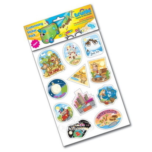 Наклейки на чемодан Trunki Trunki (Транки)