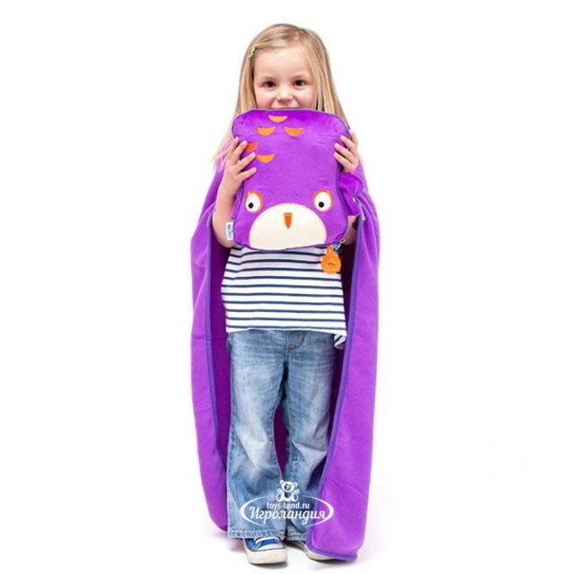 Дорожный набор Подушка и плед Сова Олли Trunki