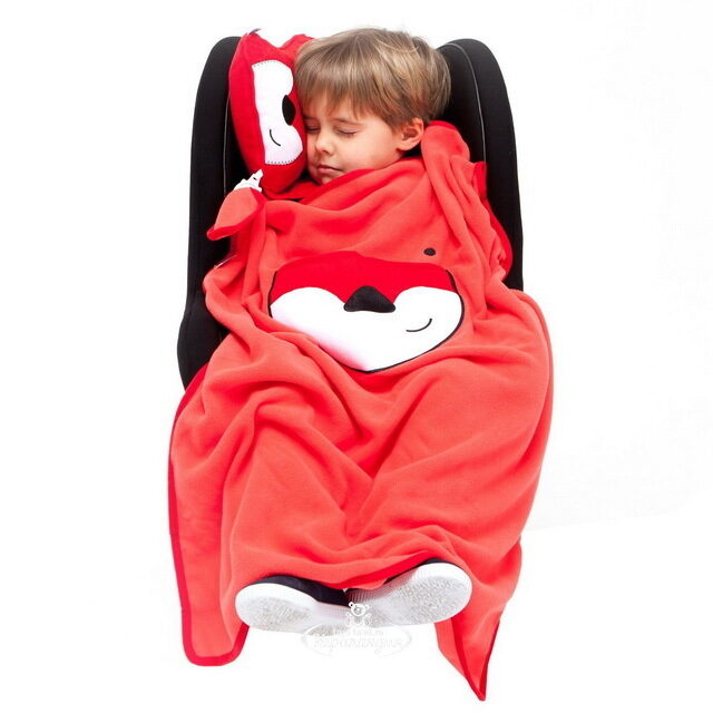 Дорожный набор Подушка и плед Лис Феликс Trunki