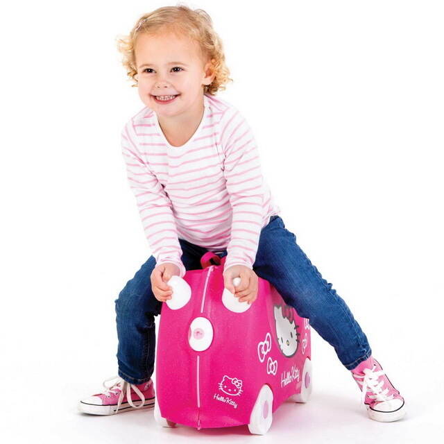 Детский чемодан на колесиках Hello Kitty Trunki (Транки)