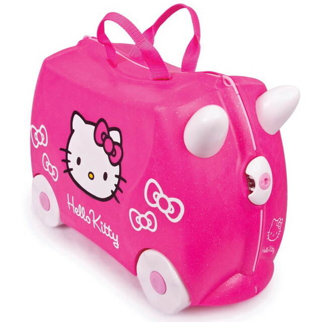 Детский чемодан на колесиках Hello Kitty Trunki (Транки)