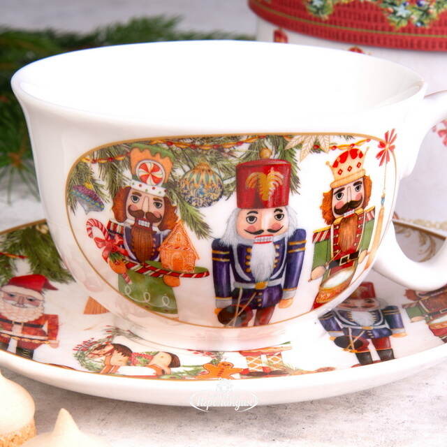 Чайный набор Christmas Motivi, 2 предмета EDG