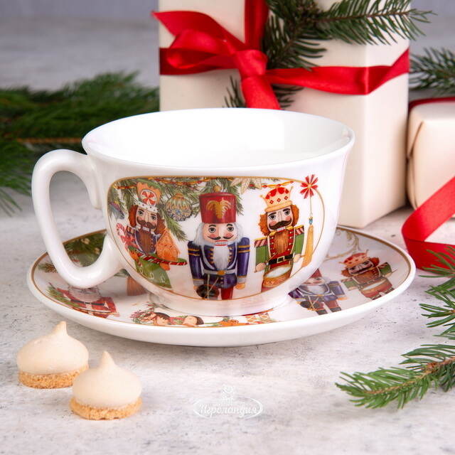 Чайный набор Christmas Motivi, 2 предмета EDG