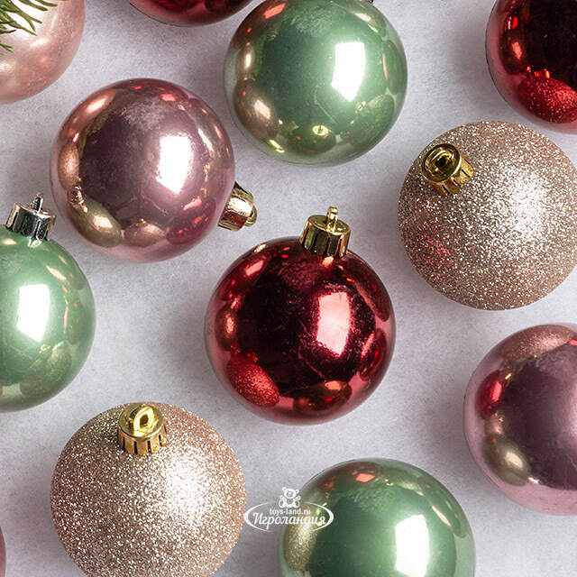 Коллекция пластиковых шаров Gracy - Огни Монмартра 6 см, 30 шт Kaemingk