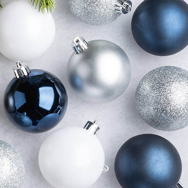 Коллекция пластиковых шаров Gracy - Полярная Ночь 6 см, 30 шт Winter Deco