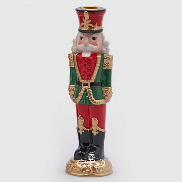 Декоративный подсвечник Щелкунчик - Guardia Coraggiosa 23 см EDG