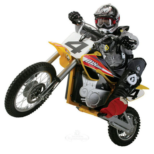 Электробайк Razor MX650, желтый Razor (Разор)