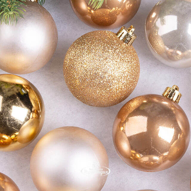 Коллекция пластиковых шаров Gracy - Брызги Шампанского 6 см, 30 шт Winter Deco