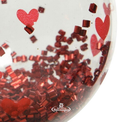 Набор стеклянных елочных шаров Mi Amore 8 см, 12 шт Kaemingk