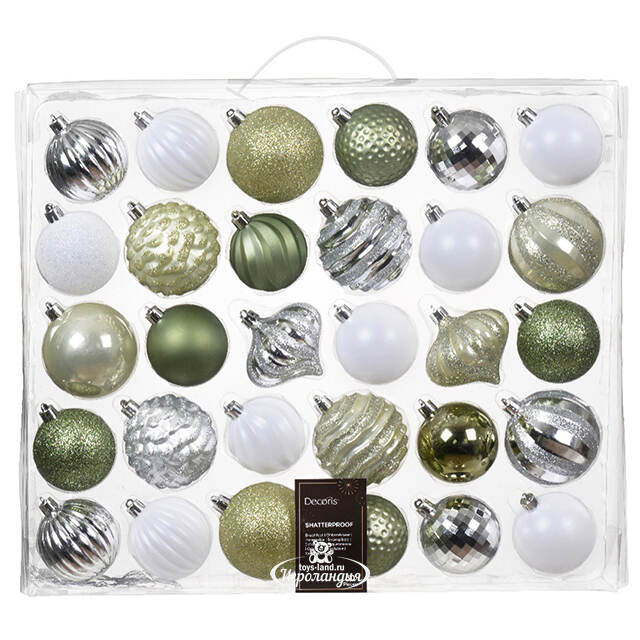 Набор елочных игрушек Danby - Gentle Spring 7 см, 30 шт Kaemingk