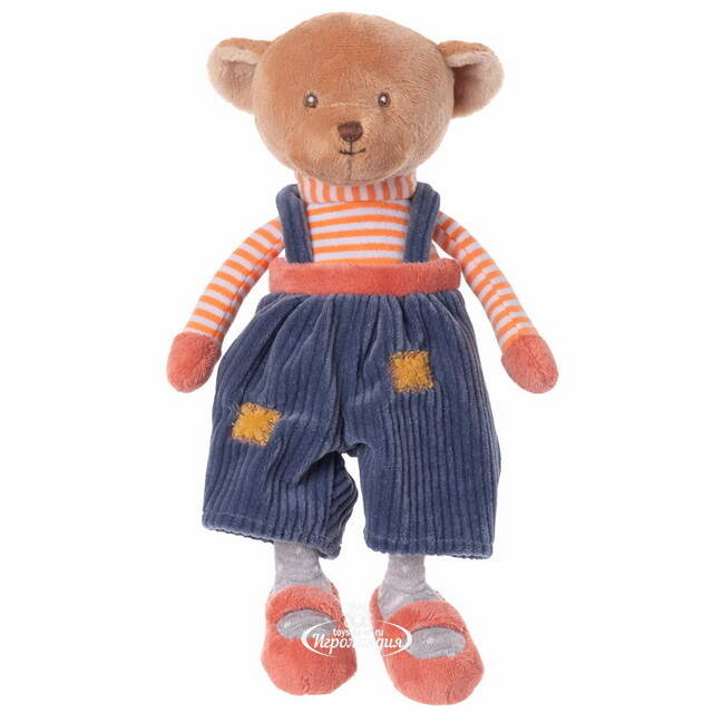 Мягкая игрушка Мишка Симон в синих шортах - Baby Patchwork 20 см, Barbara Bukowski Bukowski (Буковски)