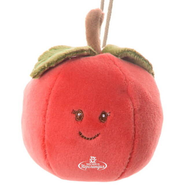 Мягкая игрушка-брелок Красное Яблоко - Happy Fruits 10 см, Barbara Bukowski Bukowski