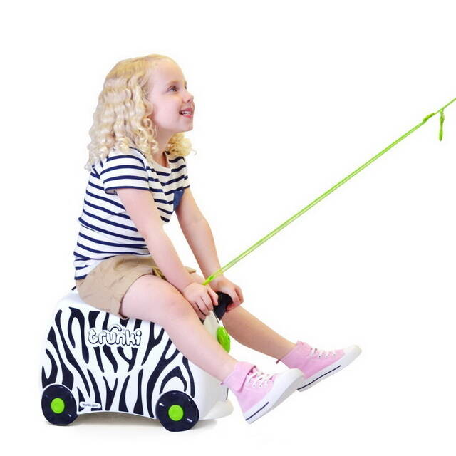 Детский чемодан на колесиках Зебра Зимба Trunki