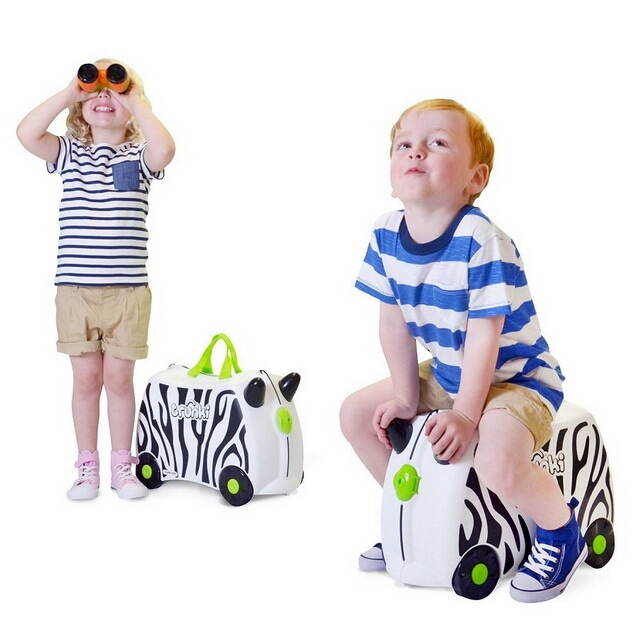 Детский чемодан на колесиках Зебра Зимба Trunki