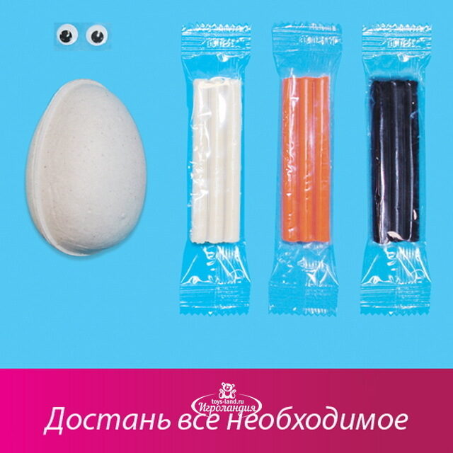 Набор для творчества 3D-лепка Пингвин Шар Папье