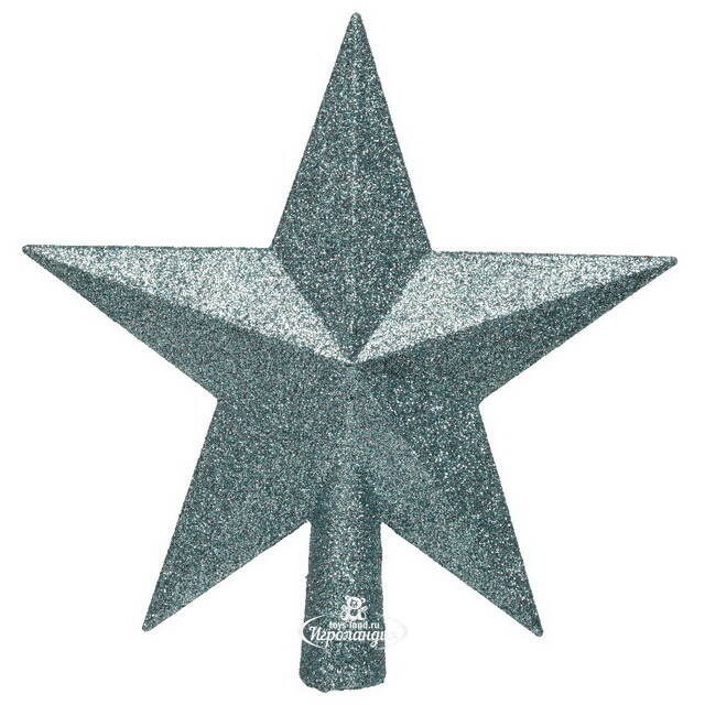 Верхушка Звезда 19 см голубой туман Kaemingk