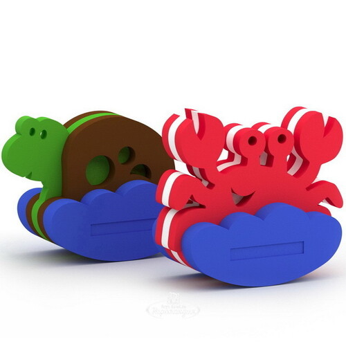 Набор сборных игрушек для купания Краб и черепаха EL’Basco