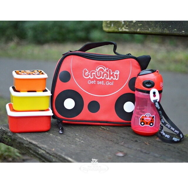 Ланч бокс 3 в 1 Божья Коровка, Пчела и Тигр Trunki