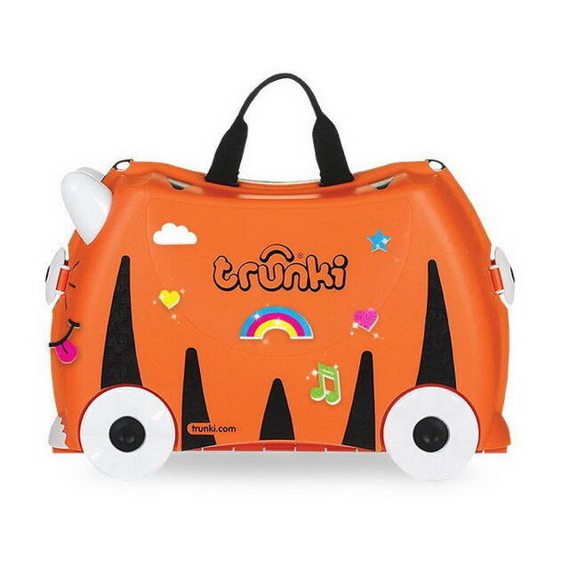 Наклейки на чемодан Смешные лица Trunki