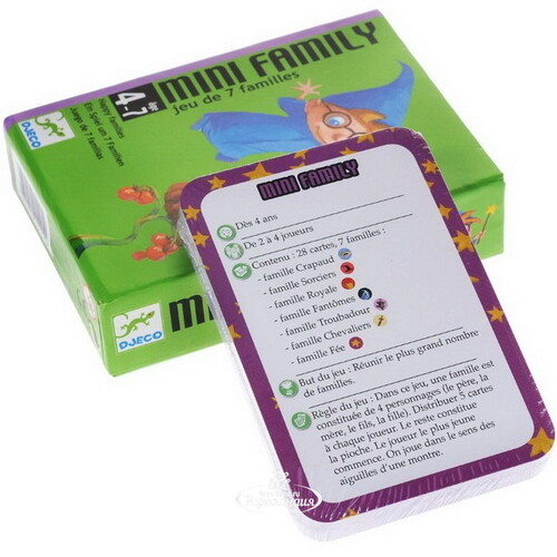 Карточная игра Мини-семья Djeco