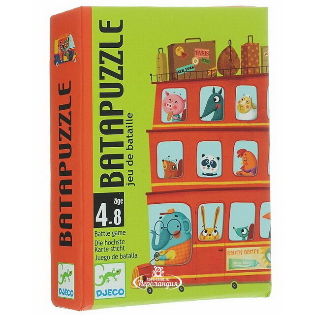 Карточная игра Бата-пазл DJECO (Джеко)