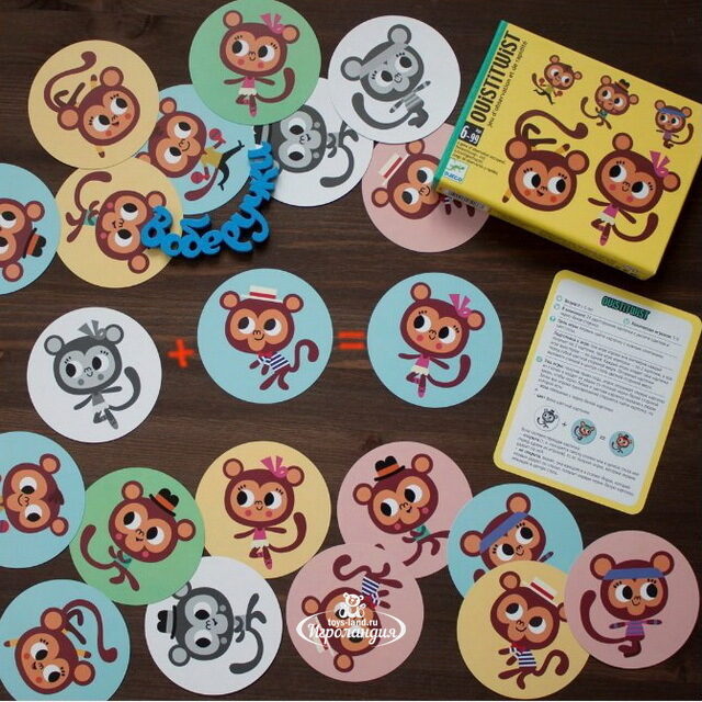 Карточная игра для детей УистиТвист DJECO (Джеко)