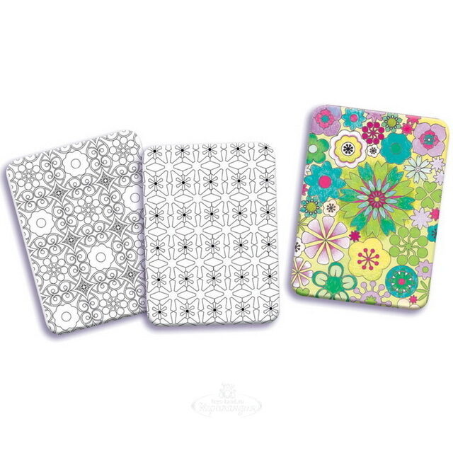 Раскраска Цветочные узоры Djeco