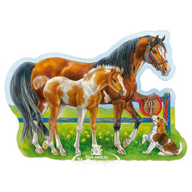 Пазл Лошади, 72 элемента Ravensburger (Равенсбургер)