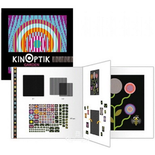 Магнитный пазл-игра Kinoptik Цветы, 107 элементов Djeco