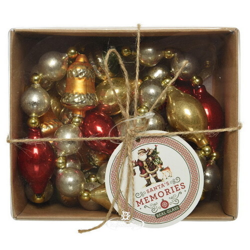 Стеклянные бусы на елку Vintage Christmas: Classic 180 см Kaemingk
