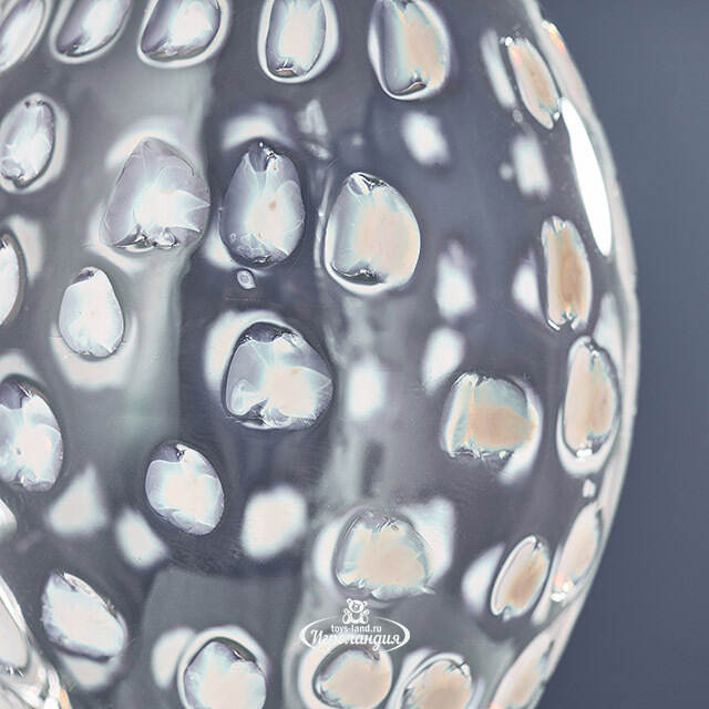 Стеклянная елочная игрушка Сосулька Ачиреале 12 см, подвеска Kaemingk