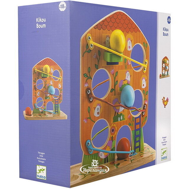 Деревянная игрушка Кугельбан Рулату, 25 см DJECO (Джеко)