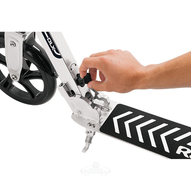 Самокат Razor A5 DLX, колеса 200 мм, серебристый, до 100 кг Razor