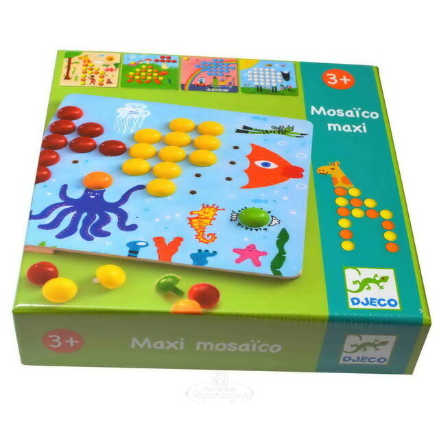 Мозаика Макси 120 элементов DJECO (Джеко)