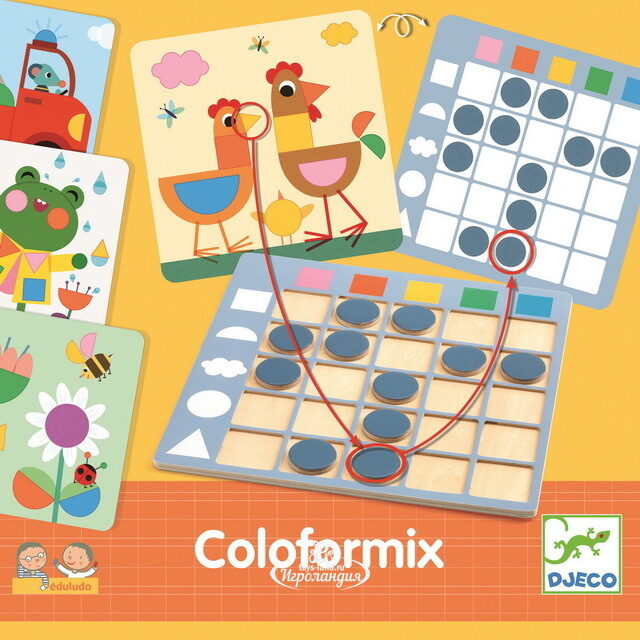 Детская настольная игра Колоформикс DJECO (Джеко)
