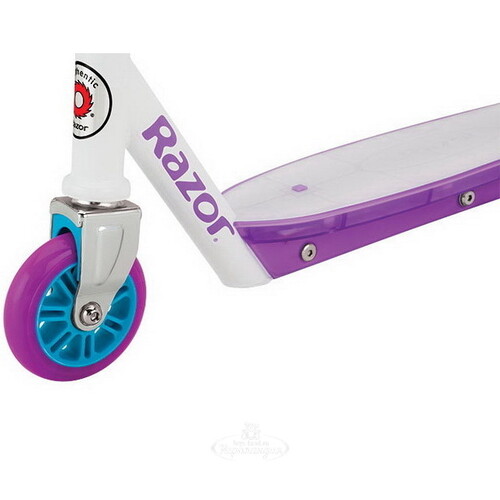 Самокат Party Pop светящийся, колеса 100 мм, фиолетовый Razor