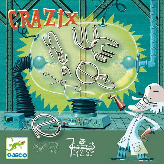 Набор металлических головоломок Crazix 6 штук DJECO (Джеко)