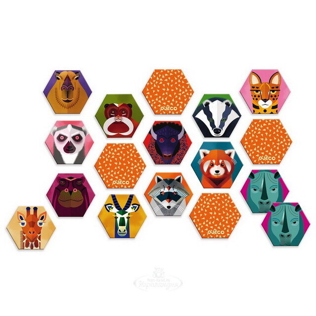 Детская настольная игра Мемо Динго DJECO (Джеко)