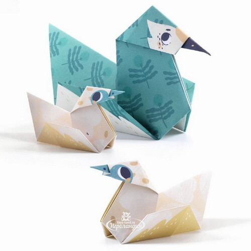Набор для творчества Оригами - Семьи 28 листов Djeco