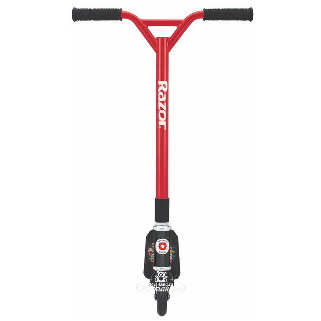 Трюковый самокат Beast V5, колеса 100 мм, черный с красным, до 100 кг Razor (Разор)