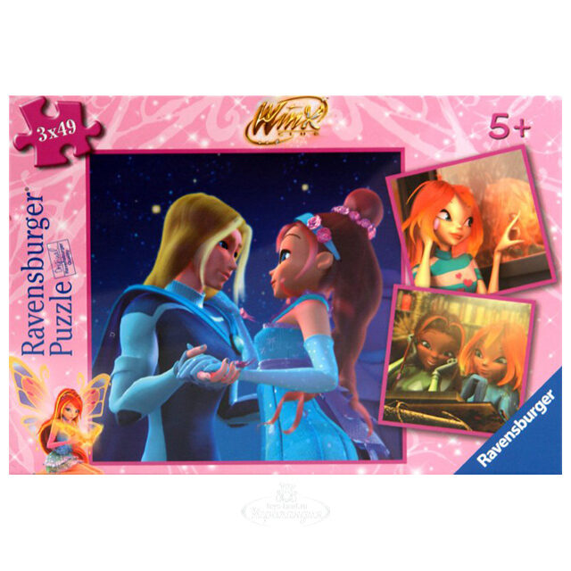 Набор пазлов Лучшие друзья WINX, 3*49 эл. Ravensburger